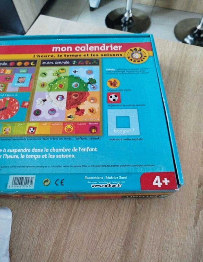 Jeux mon calendrier magnétique (heure, temps et les saisons) - photo numéro 9
