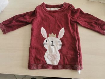 Pull lapin rose