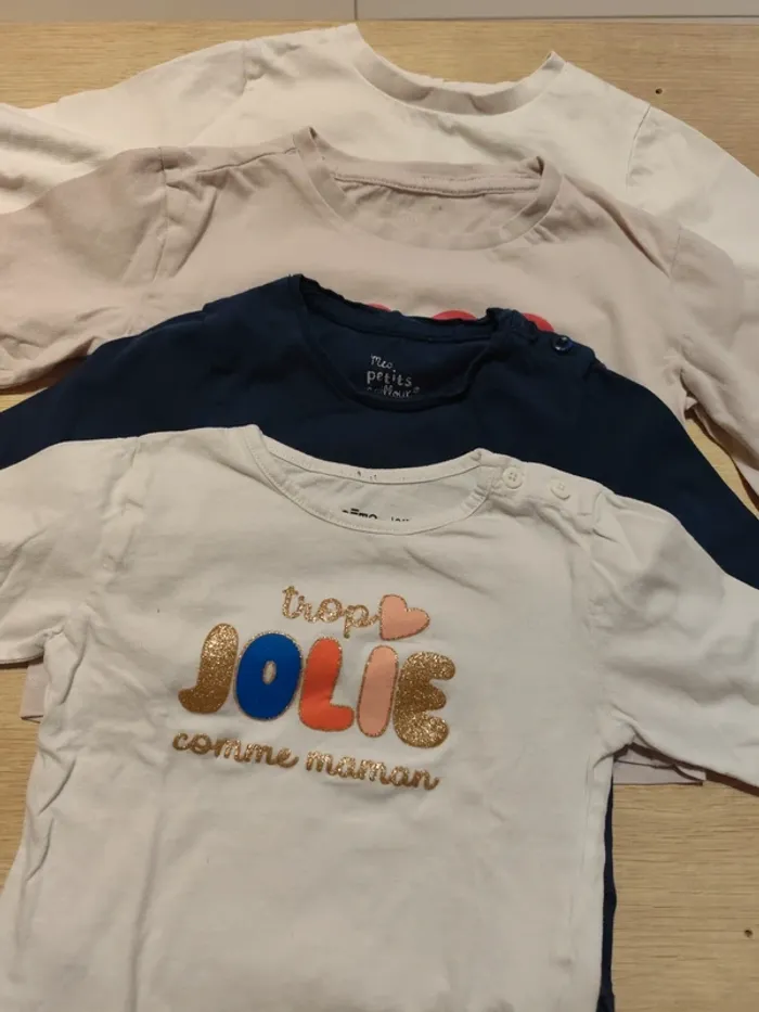 Lot de 4 t-shirt