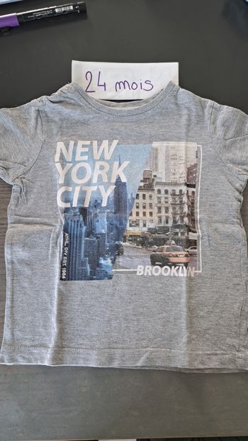 Tshirt manches courtes 24 mois