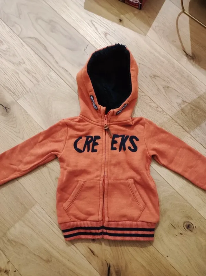 Sweat zippé - Creeks- 4 ans - très bon état