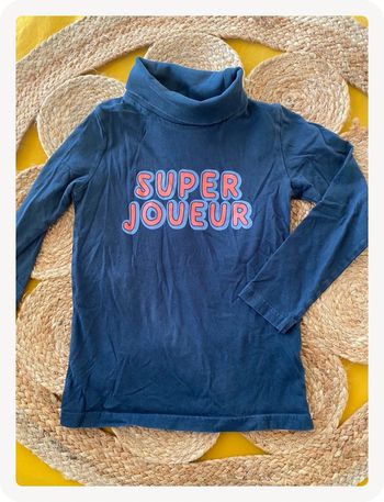 Sous pull Super Joueur 🦁 8 ans - Tao