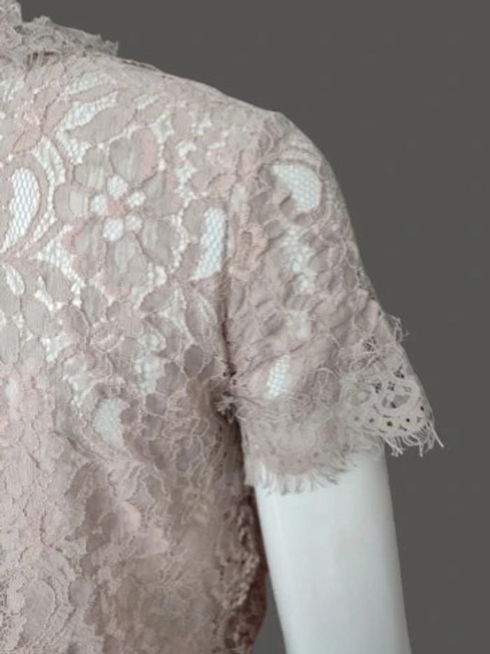 Haut marron dentelle - photo numéro 4