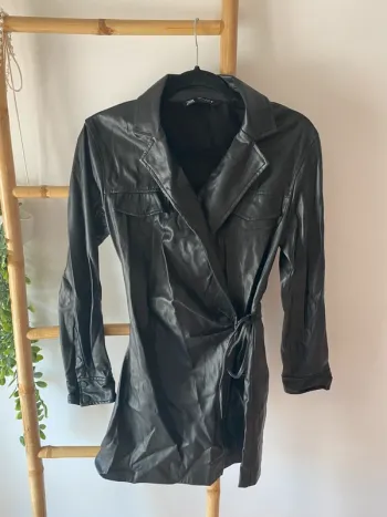 Robe portefeuille similicuir
