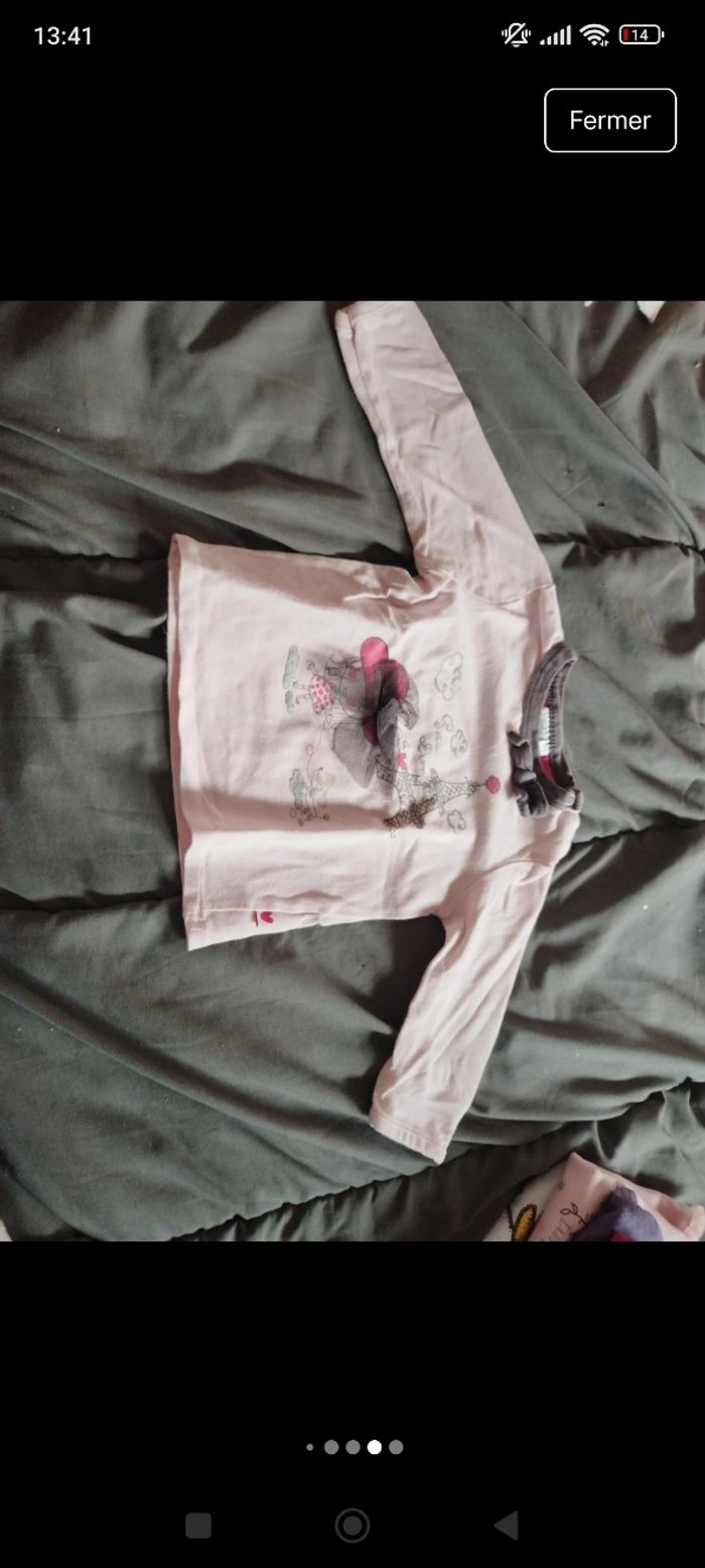 Lot de vêtement bébé fille taille 6 mois - photo numéro 6