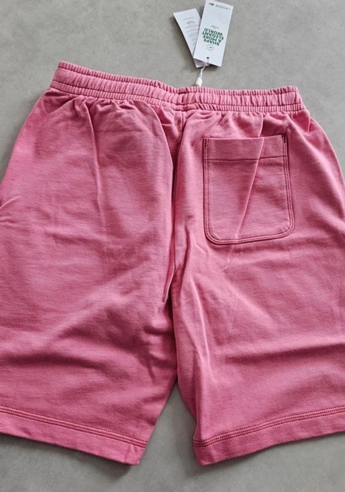 Short Lacoste Club Letters rose 🌹 - photo numéro 5