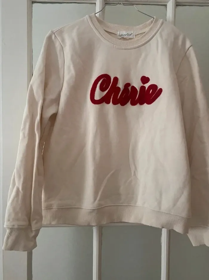Sweat Charlior "Chérie" taille L