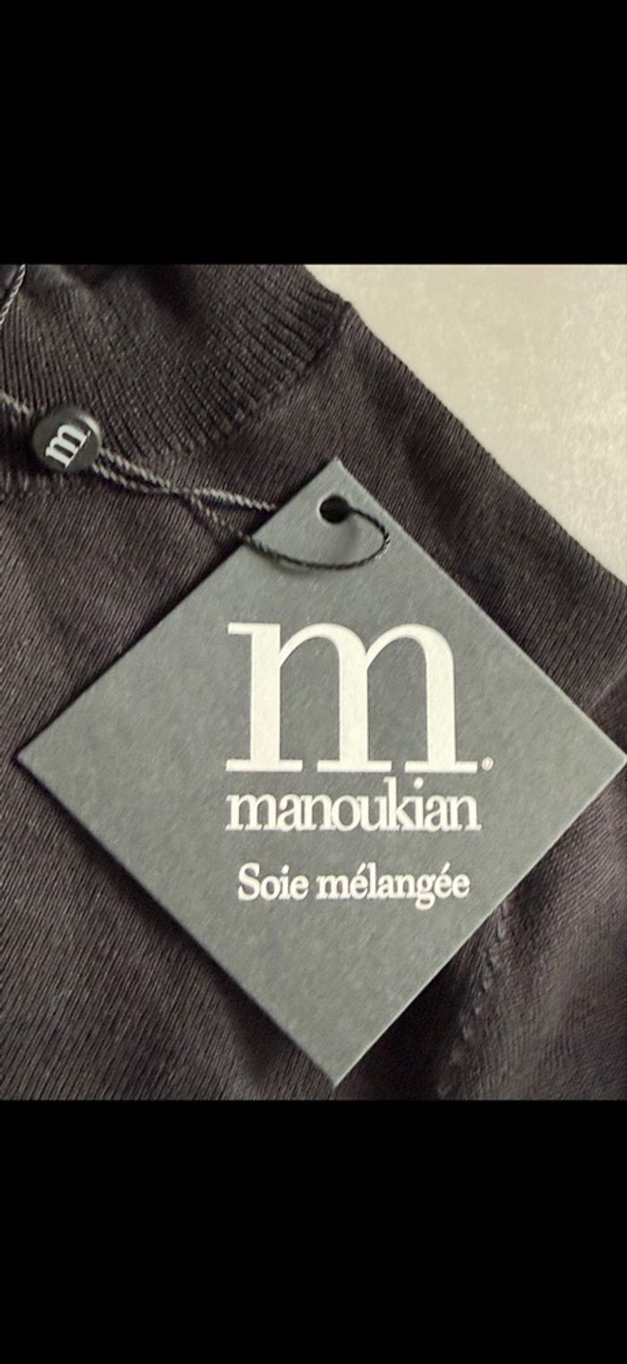Pull noir Soie Manoukian Taille 40 - photo numéro 4
