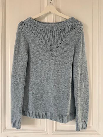 Pull tommy Hilfiger XS bleu clair