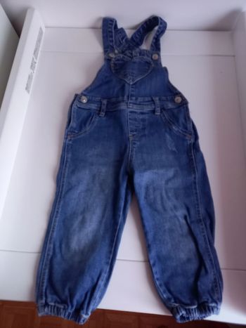 Salopette fille H&M en jeans