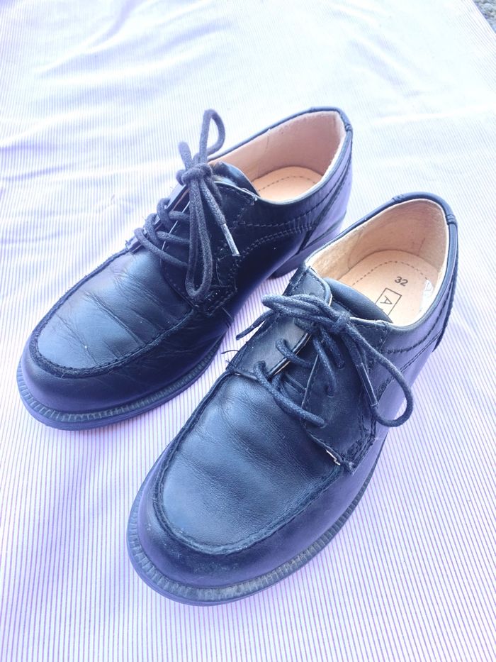 Chaussures de cérémonie garçon 32 en cuir - photo numéro 1