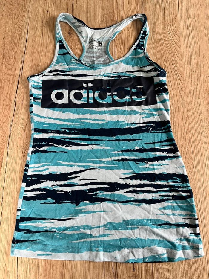 Débardeur adidas bleu taille 34