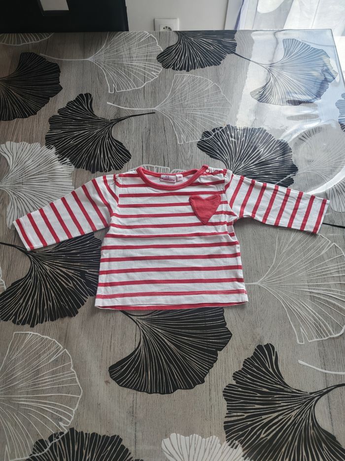 Lot de 6 tee-shirts manches longues bébé fille - photo numéro 3