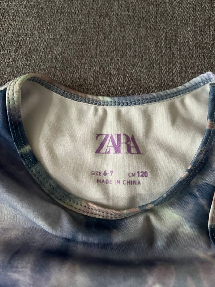 Ensemble legging et t-shirt court Zara fille 6/7 ans - photo numéro 2