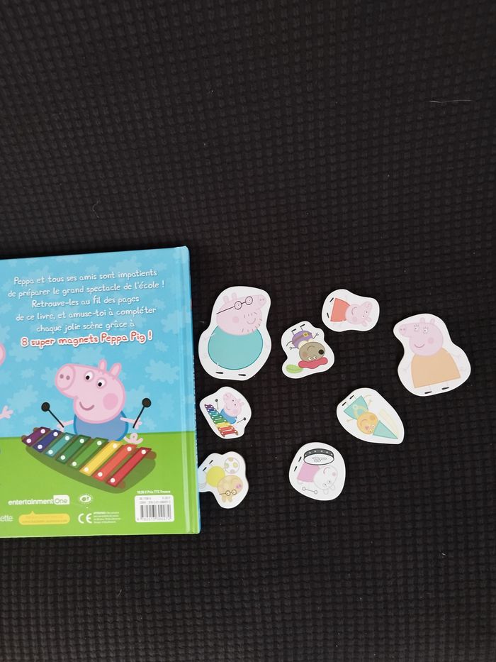 Livre cartonné Peppa Pig Mon livre magnets - photo numéro 4
