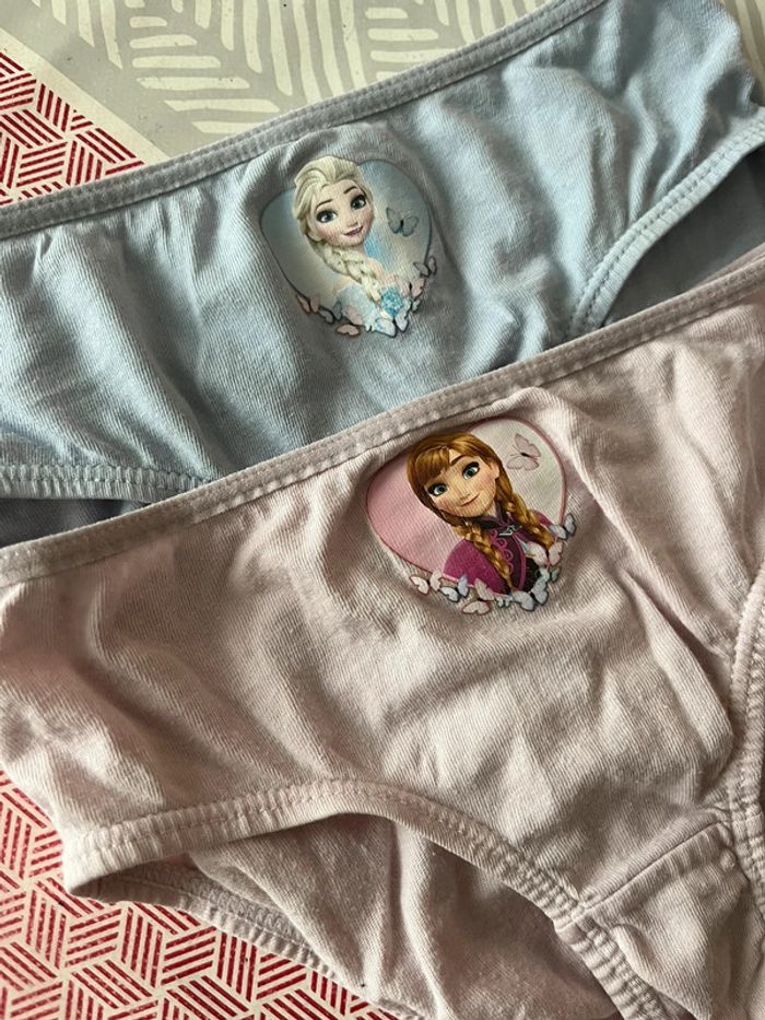 Lot sous vêtements reine des neiges - photo numéro 2