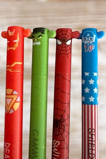 Lot de stylos gel effaçables Marvel 