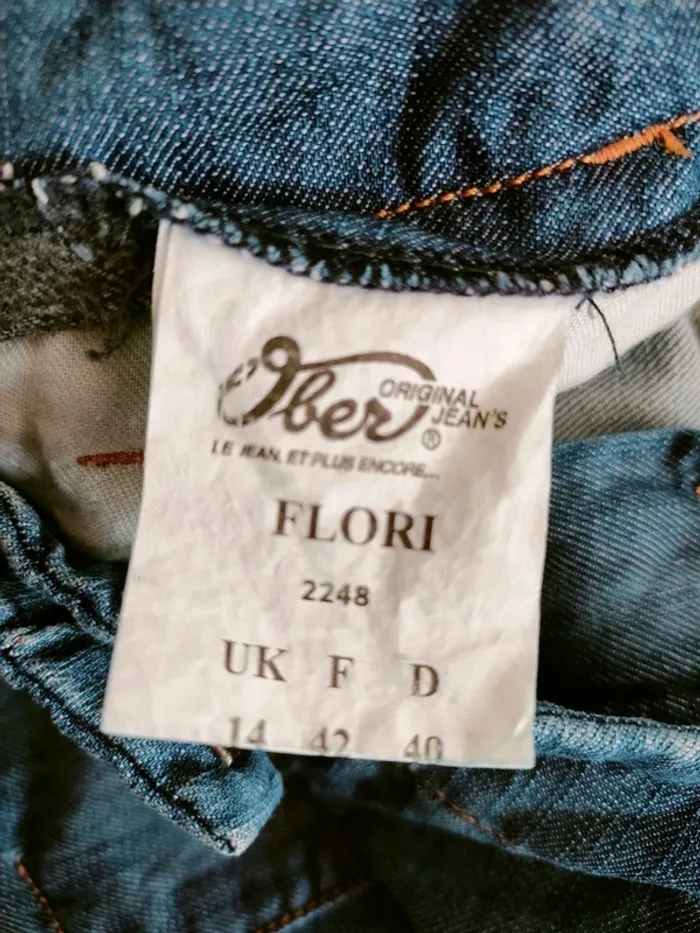 Jupe longue en jeans Taille 42 - photo numéro 6