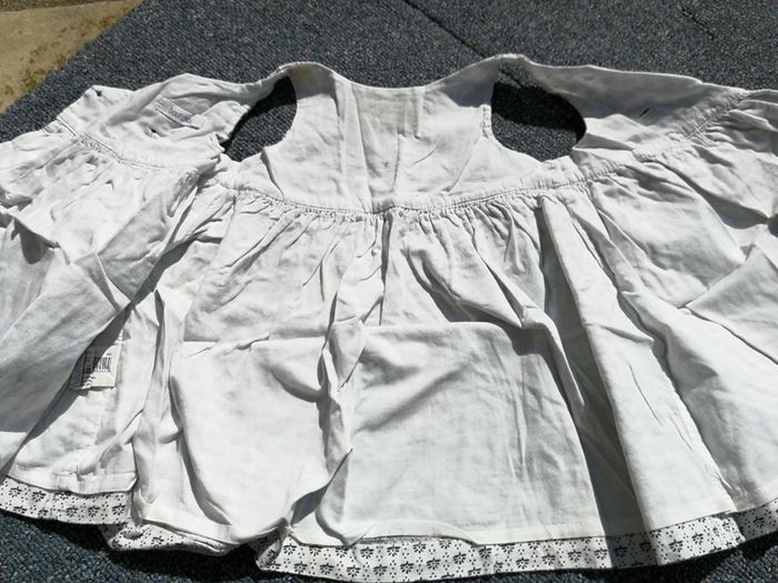 Robe blanc et bleu + culotte 3M bout'chou - photo numéro 5