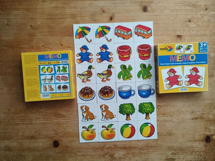 Jeu de cartes mémoire "MEMO" - Noris - Parfait pour les enfants dès 3 ans ! - photo numéro 3