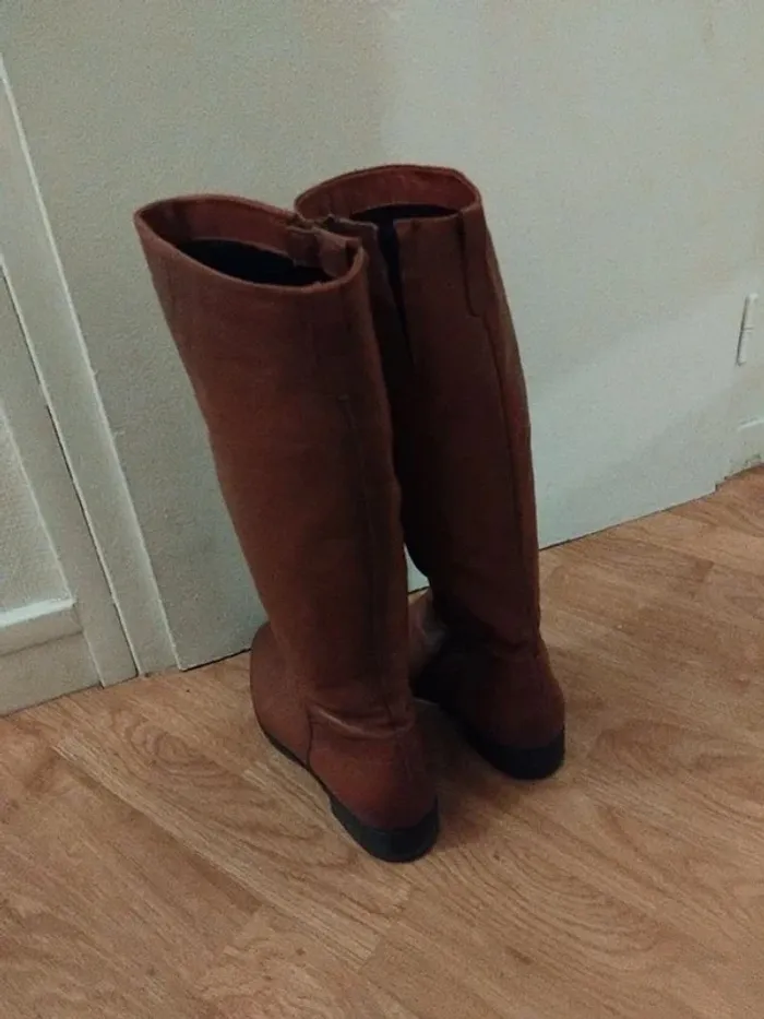 Bottes 👢 femme en vrai cuir 38 - photo numéro 18