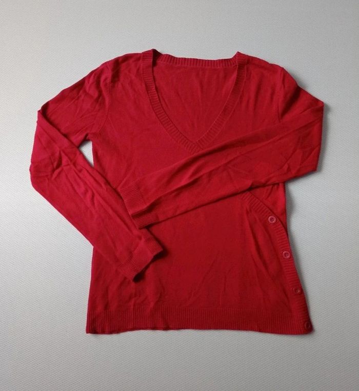 Pull rouge 38