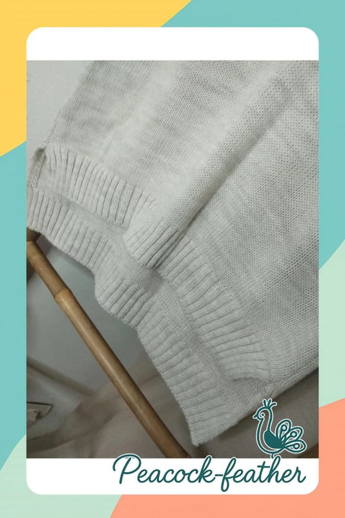Pull crème sans manches TU neuf - photo numéro 3