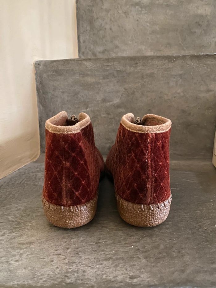 Chaussons montants zippé brun Reno 34 neuf - photo numéro 3