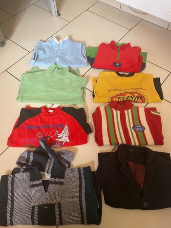 Lot pull garçon 8 ans 