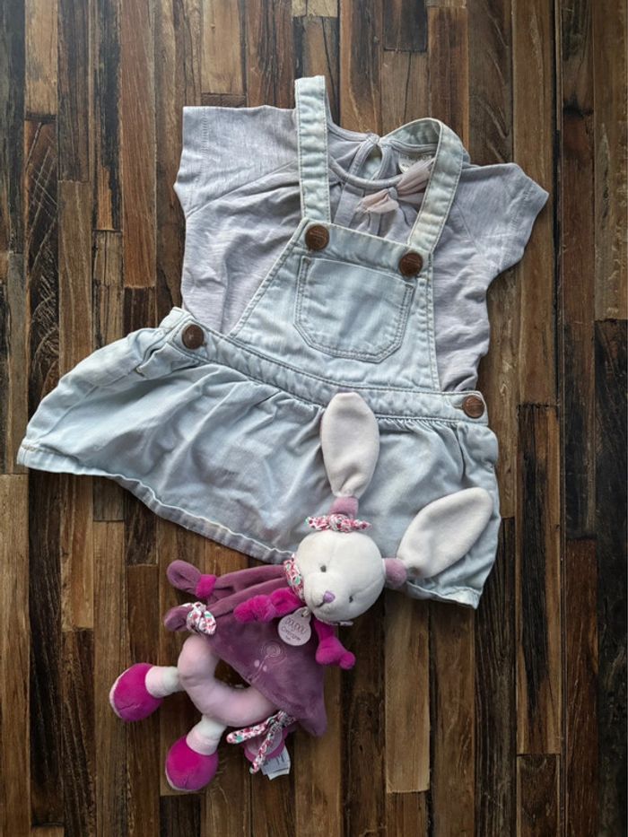 Ensemble robe + t-shirt 6 mois - photo numéro 4