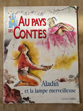 Livre Au Pays des Contes Aladdin et la lampe merveilleuse éditions Fabbri