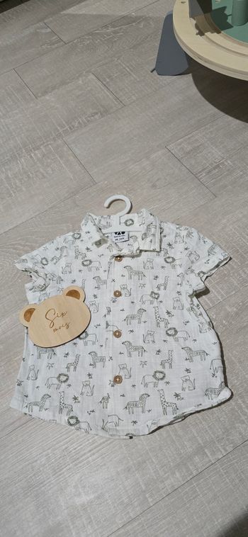 Chemise tape a l'oeil 6 mois