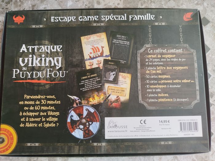 Escape game spécial famille..
Attaque viking au Puy du fou - photo numéro 2