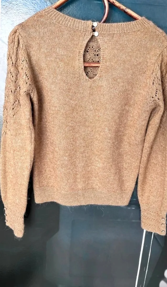 Pull ajouré avec alpaga t36 - photo numéro 8