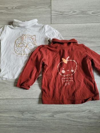 Lot de 2 sous pulls taille 12 mois