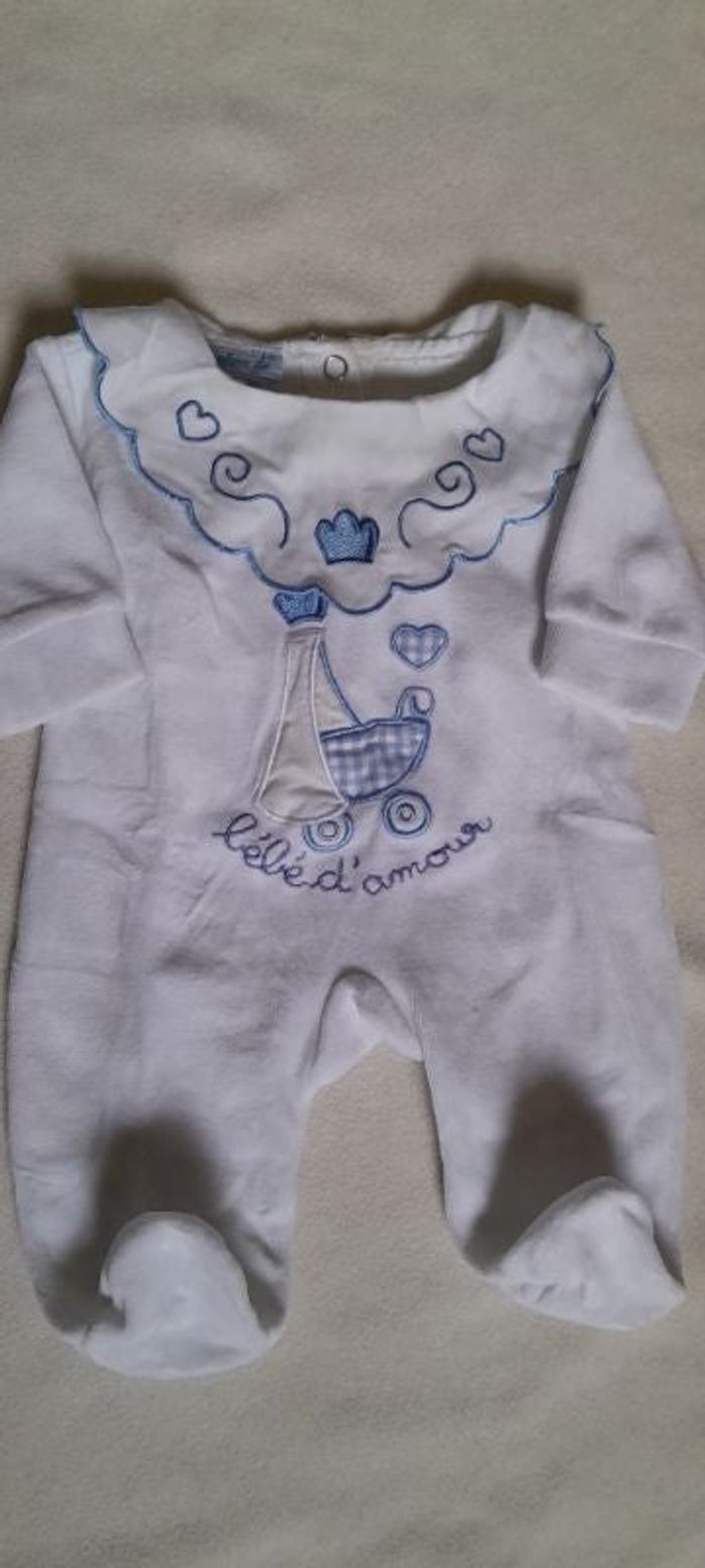 Pyjama 0-1 mois, 48 cm
