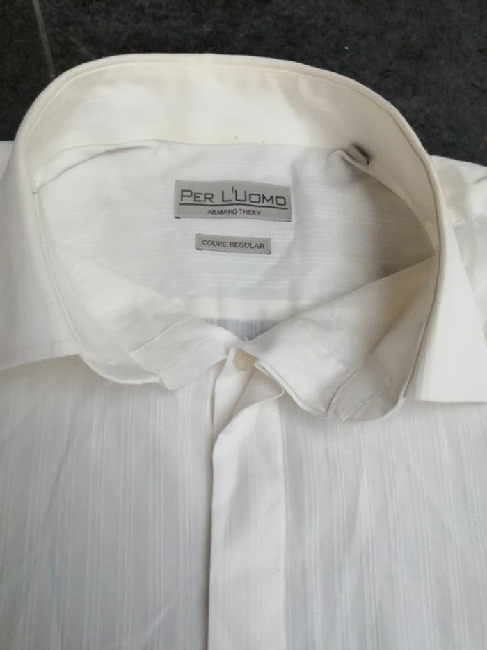 Chemise Armand Thiery beige - photo numéro 2