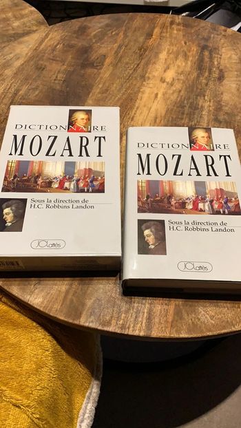 Livre coffret dictionnaire Mozart sous la direction de H C Robbins Landon