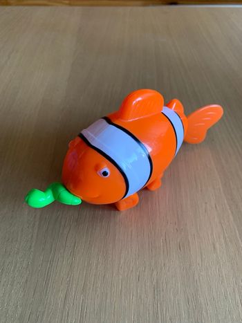 Poisson clown nageur jouet de bains tigex
