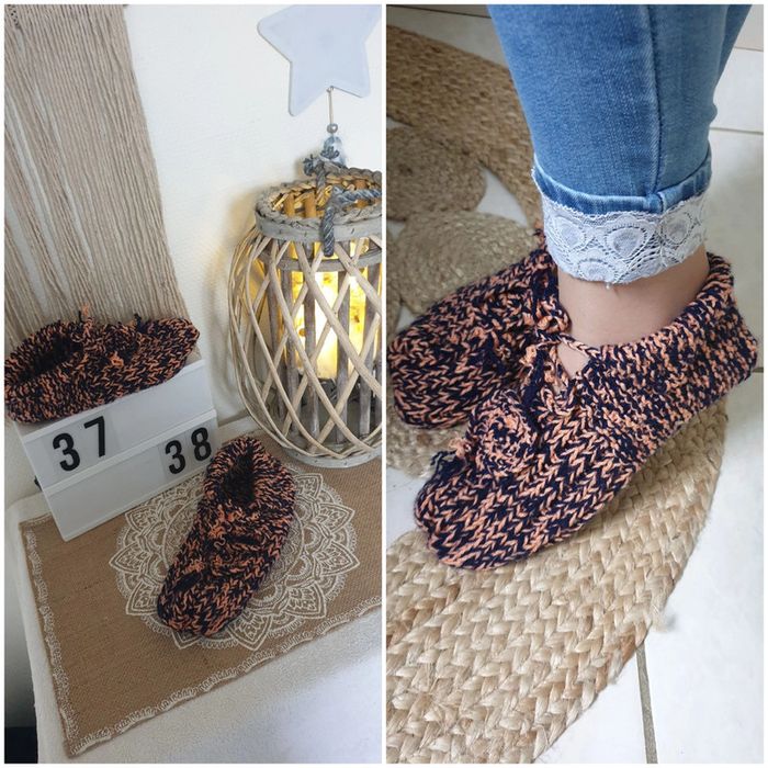 Chaussons fait main 37/38