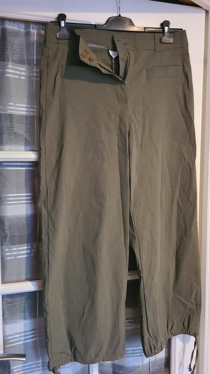 pantacourt large kaki taille 46 - photo numéro 3