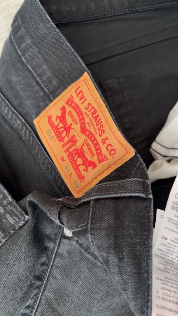 Jeans noir levi’s - taille xxl - photo numéro 3