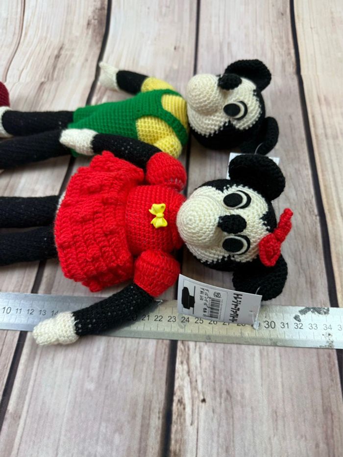 Peluches Disney Vintage import Japon Mickey & Minnie - photo numéro 9