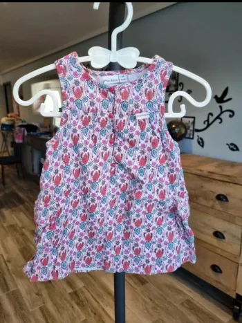 Robe été fille 6 mois p'tit bisou