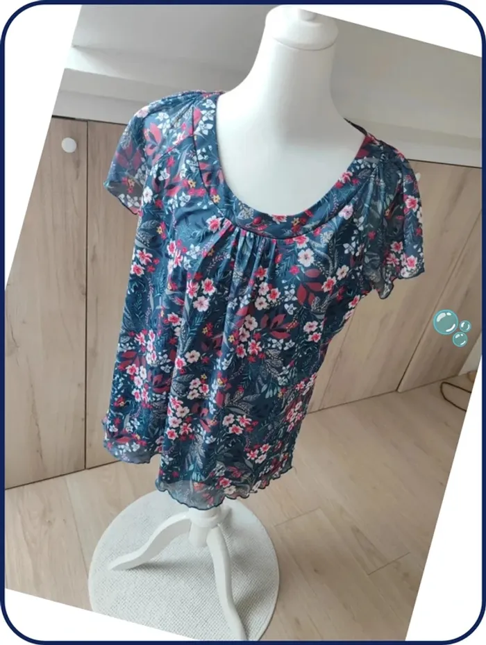 Tunique fleurie/ taille L