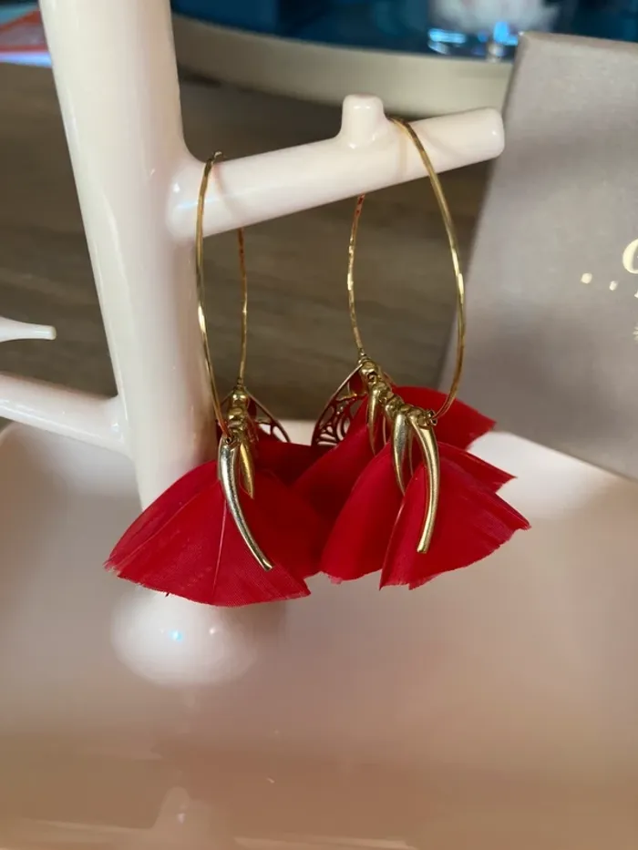 Gas Bijoux boucles d’oreilles créoles Marly dorées