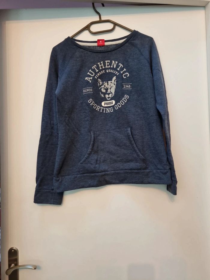 Sweat bleu Puma