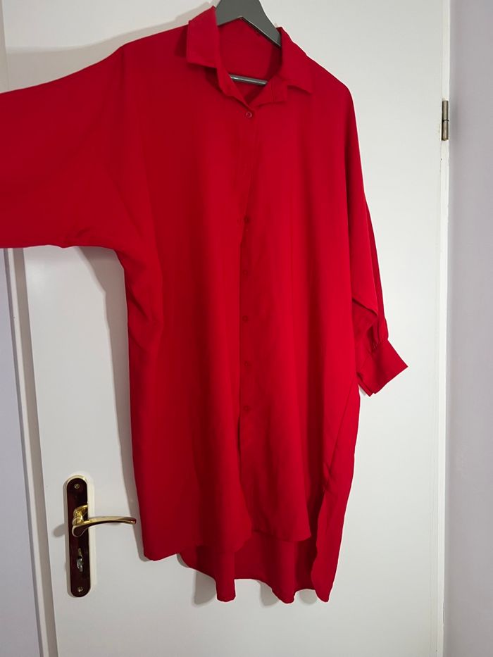 Chemise rouge taille unique