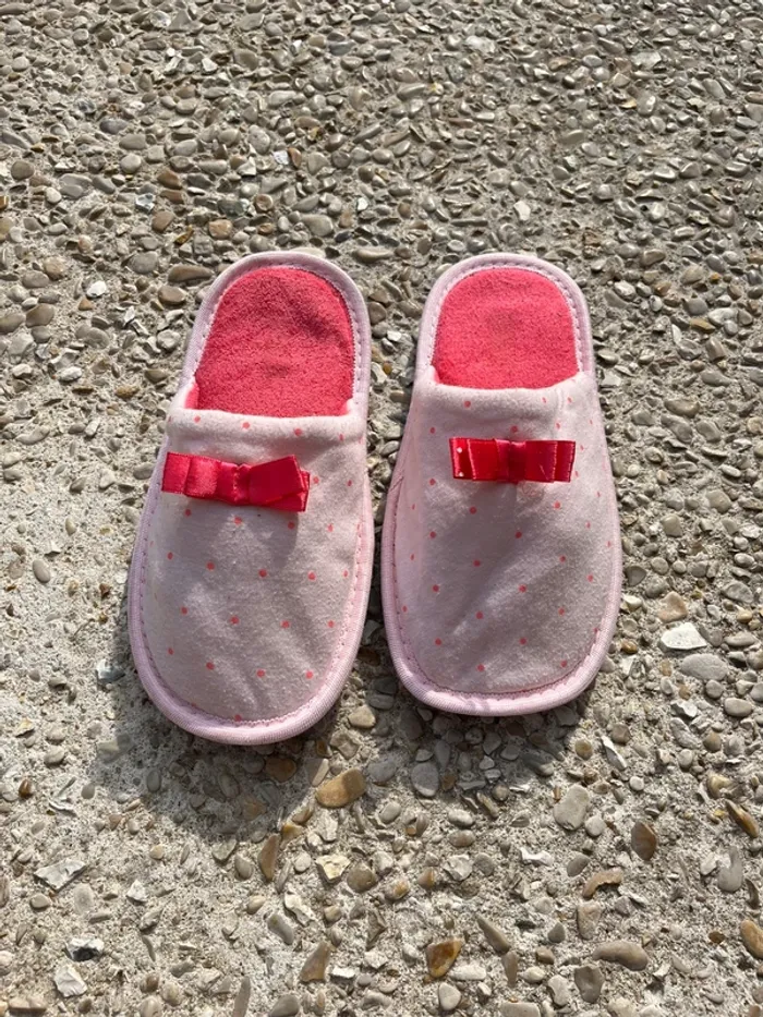 Chaussons rose