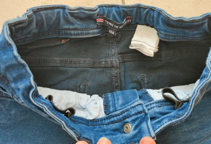 Jean 👖 bleu Terre de Marins Taille 10 ans - photo numéro 4